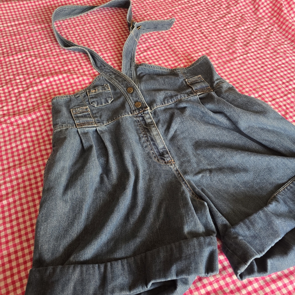 Marc Jacobs Short Overalls sz L Y2K Vintage